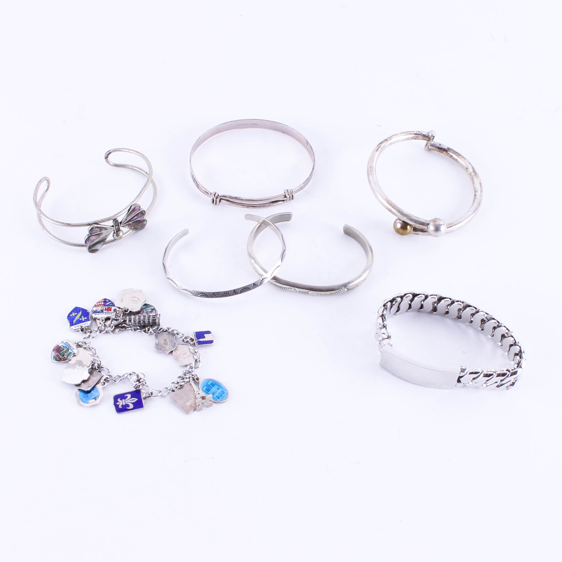 Collection of Sterling Bracelets