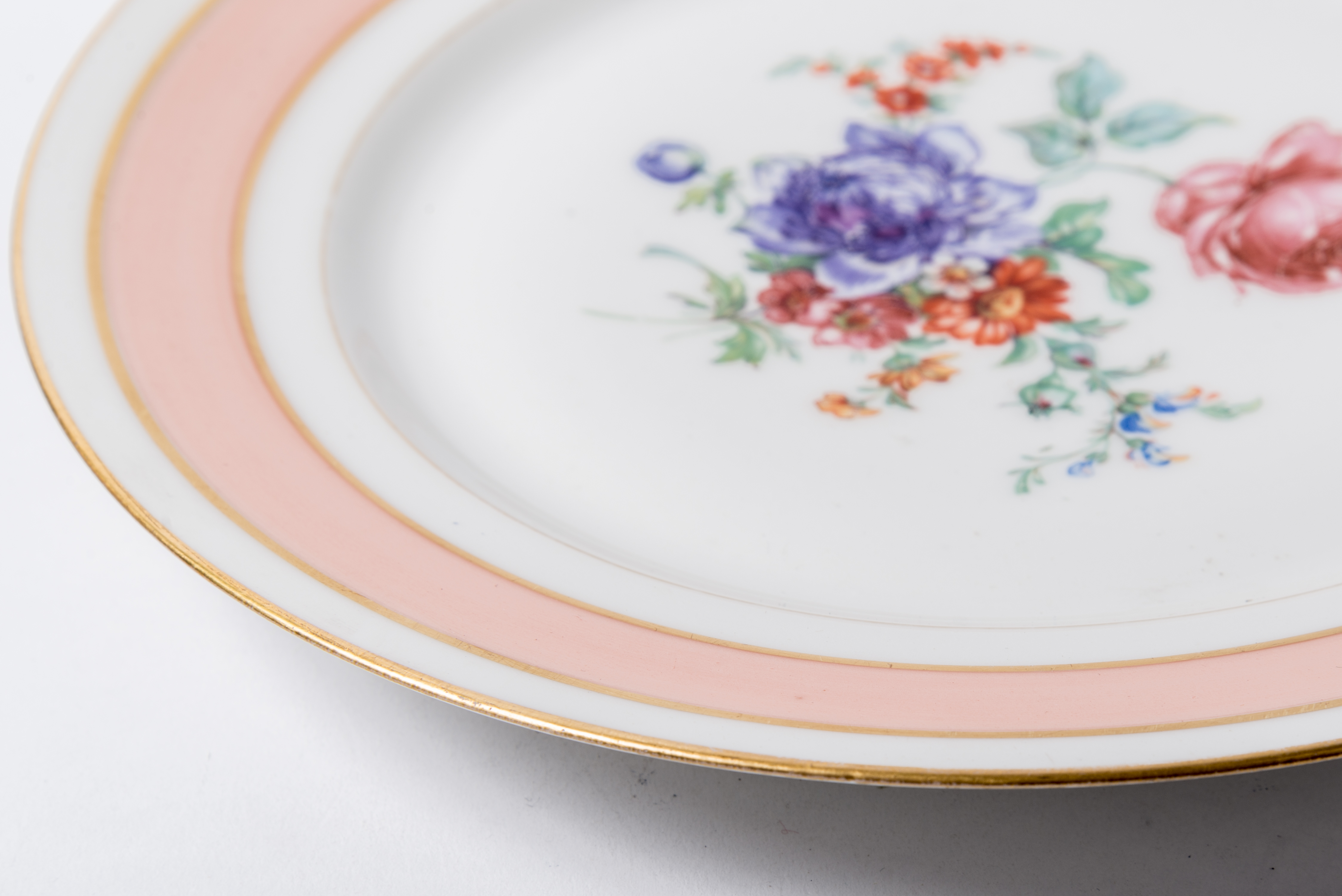 Floral China Dinner Plates