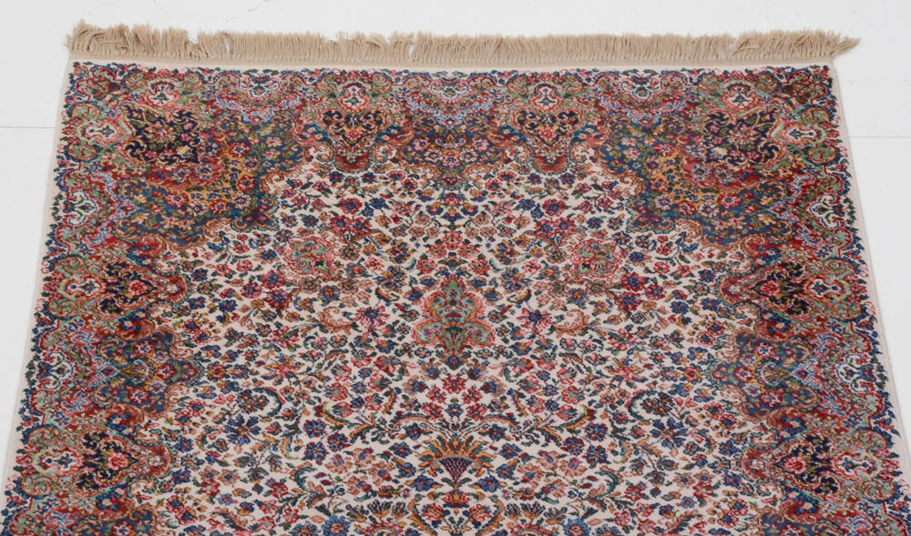 Karastan "Floral Kirman" Wool Area Rug