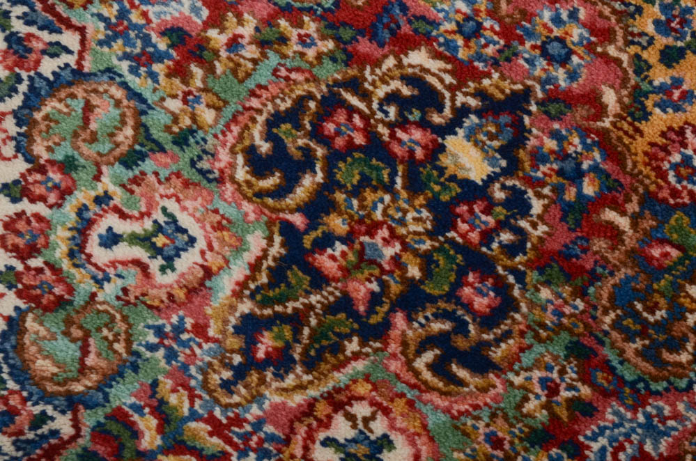 Karastan "Floral Kirman" Wool Area Rug