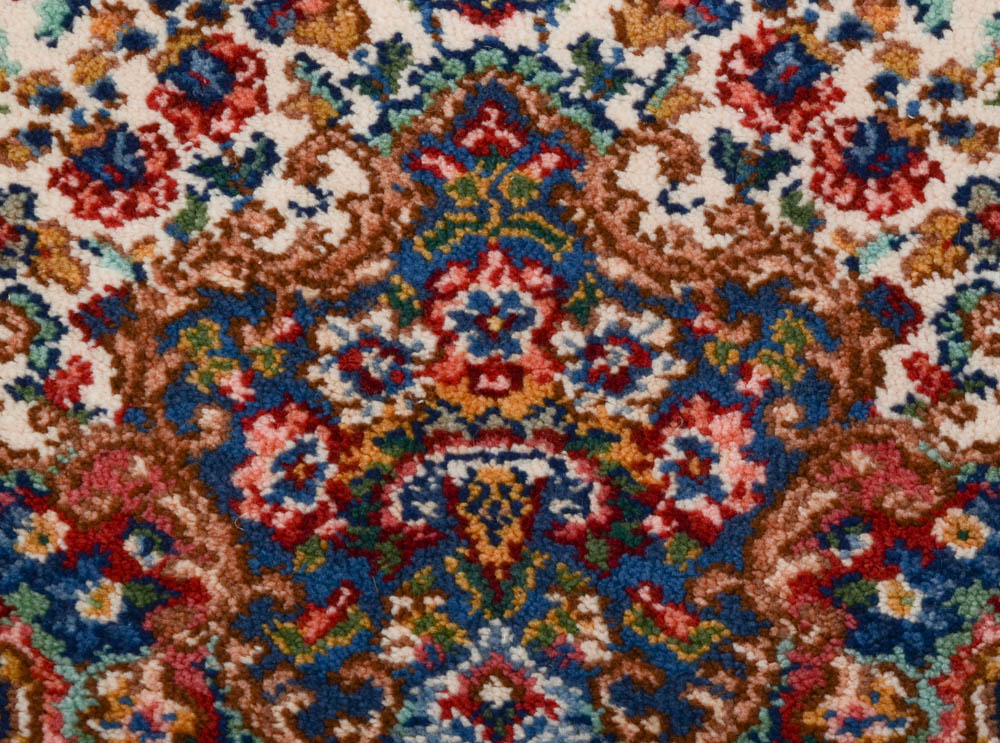 Karastan "Floral Kirman" Wool Area Rug