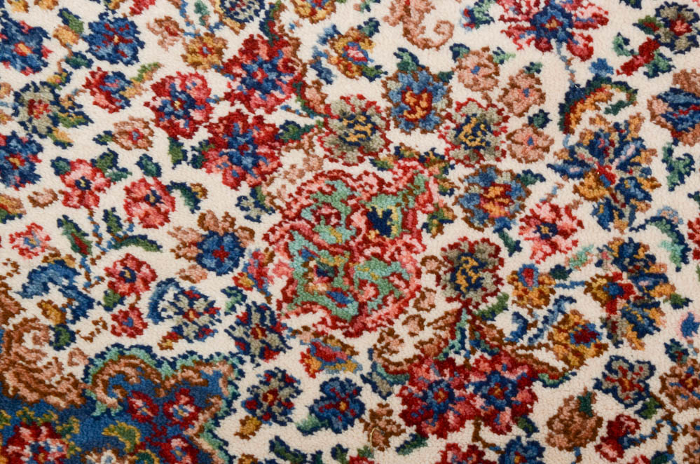 Karastan "Floral Kirman" Wool Area Rug