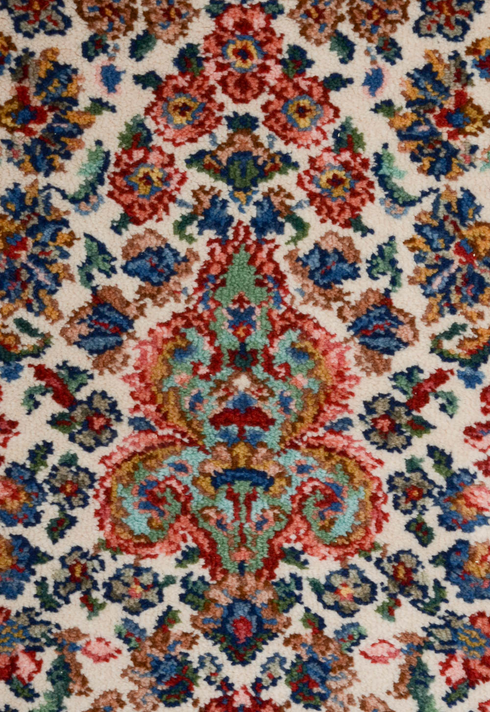 Karastan "Floral Kirman" Wool Area Rug