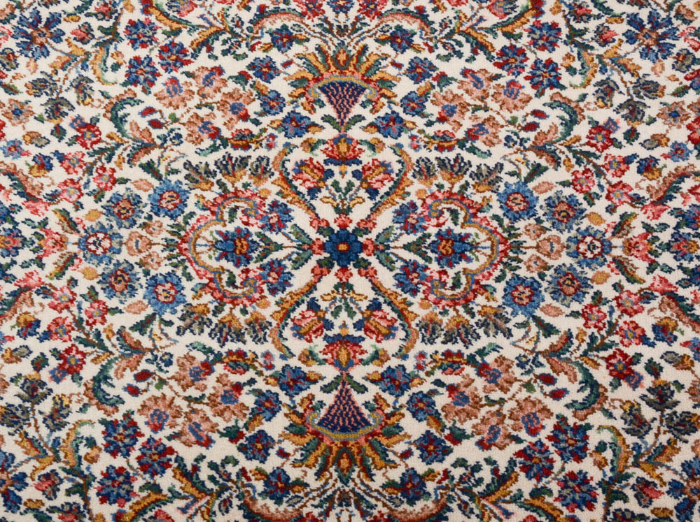 Karastan "Floral Kirman" Wool Area Rug