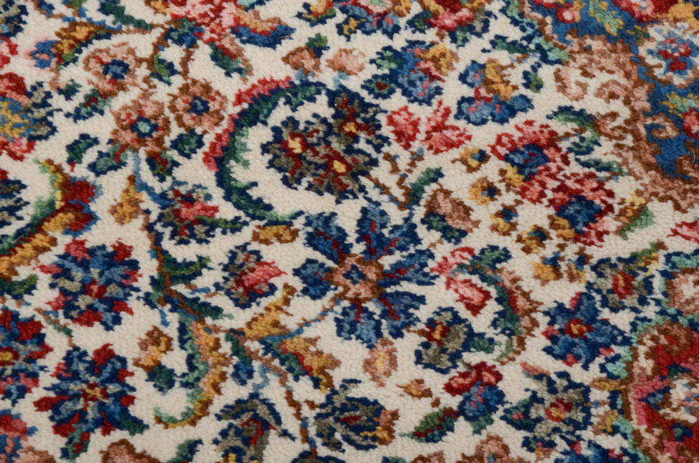 Karastan "Floral Kirman" Wool Area Rug
