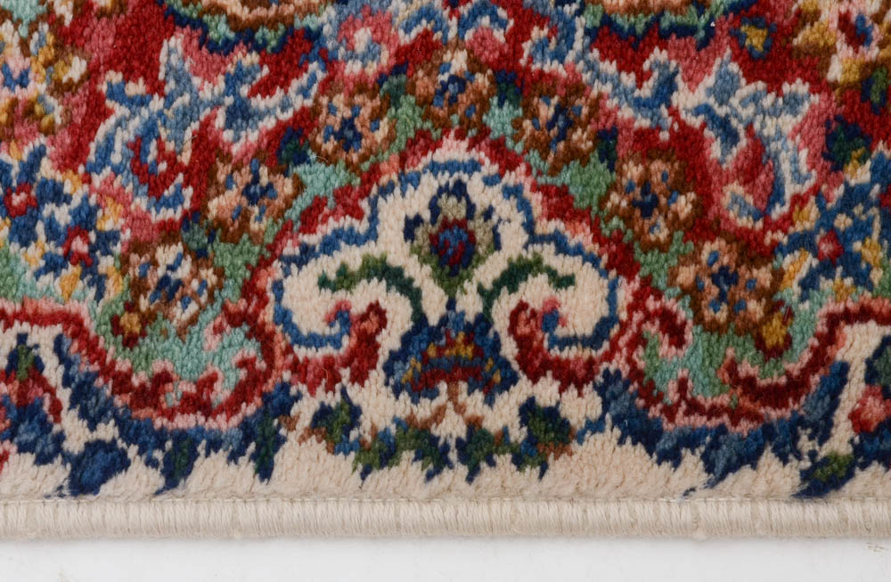 Karastan "Floral Kirman" Wool Area Rug