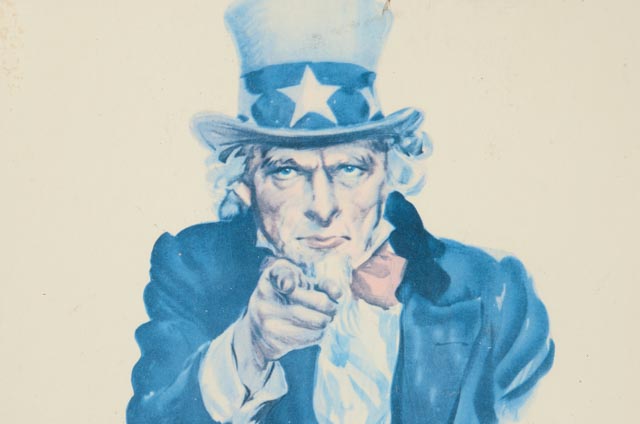 Original Uncle Sam Vietnam War Recruiting Mini Poster