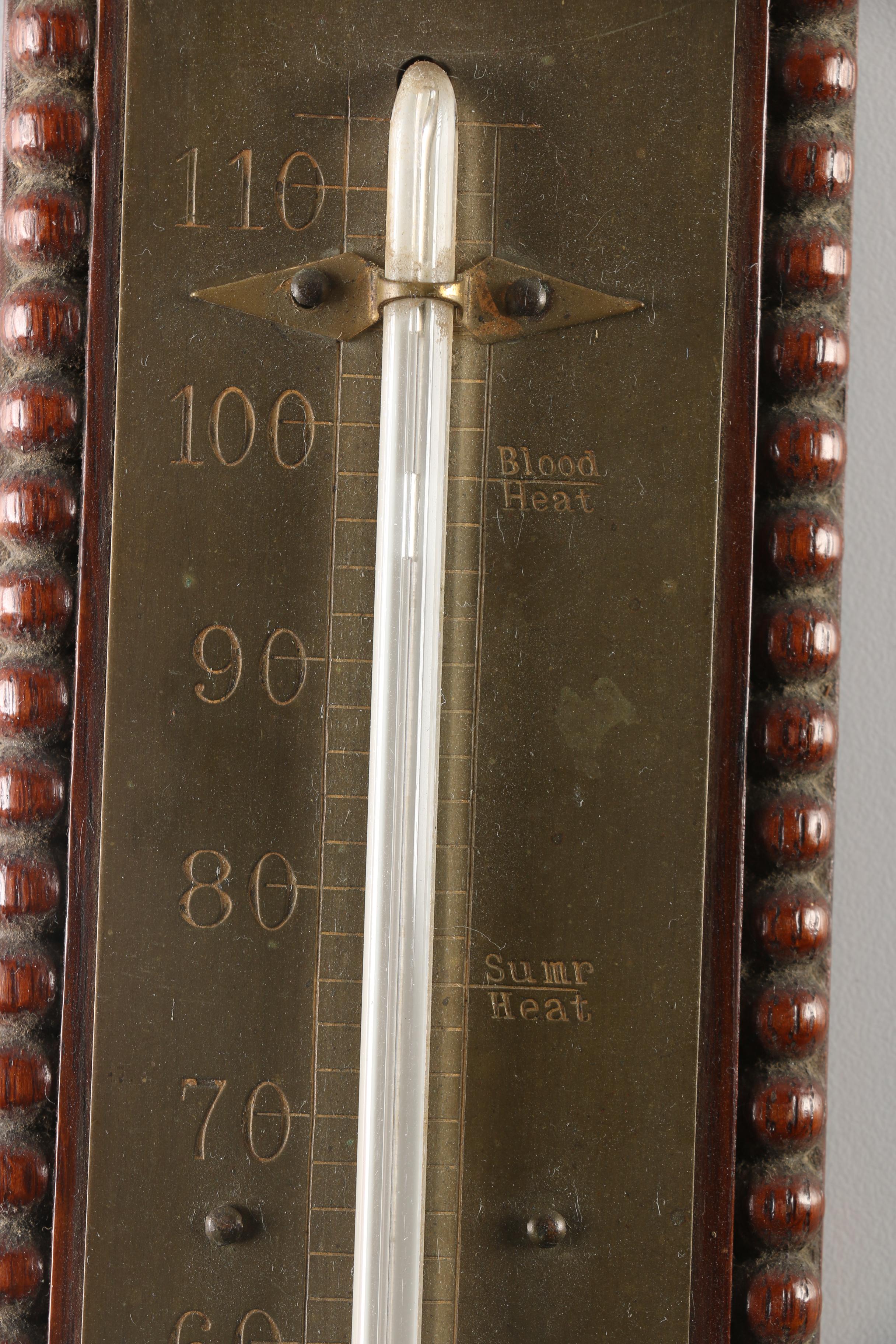Antique Cuban Cigar Advertising Thermometer