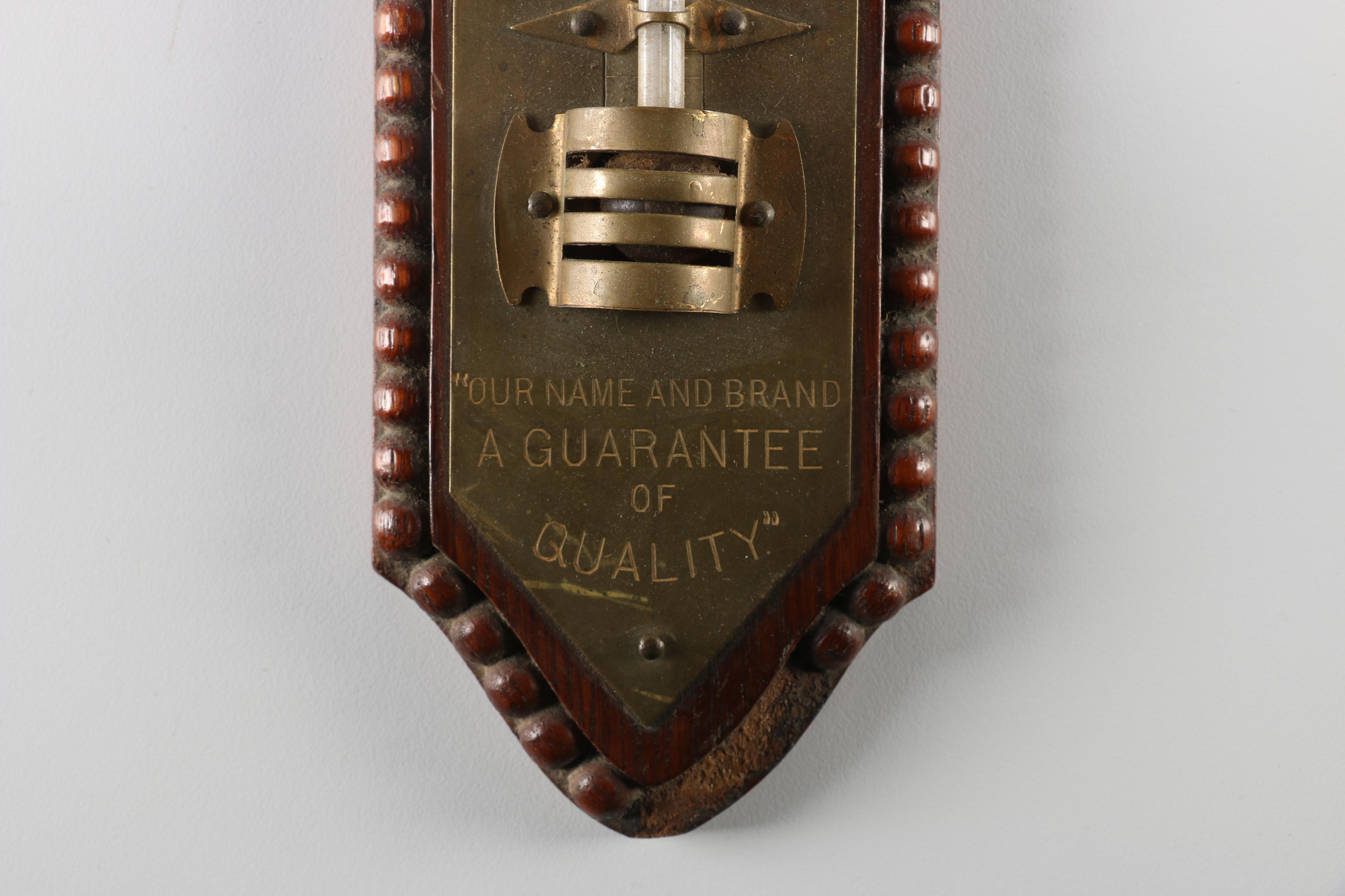 Antique Cuban Cigar Advertising Thermometer