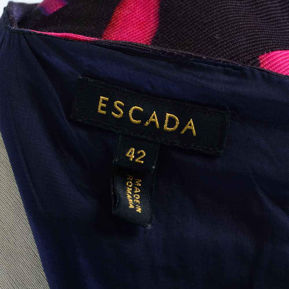 Escada Patterned Shift Dress