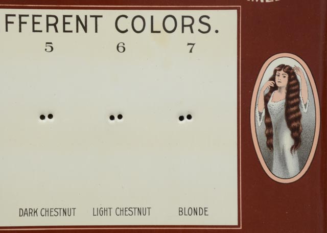 Japp's Hair Rejuvenator Vintage Tin Advertising Sign