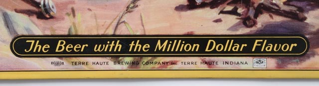 Champagne Velvet Beer Tin Advertising Sign