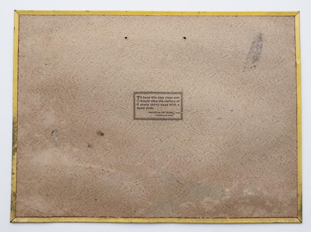 Champagne Velvet Beer Tin Advertising Sign