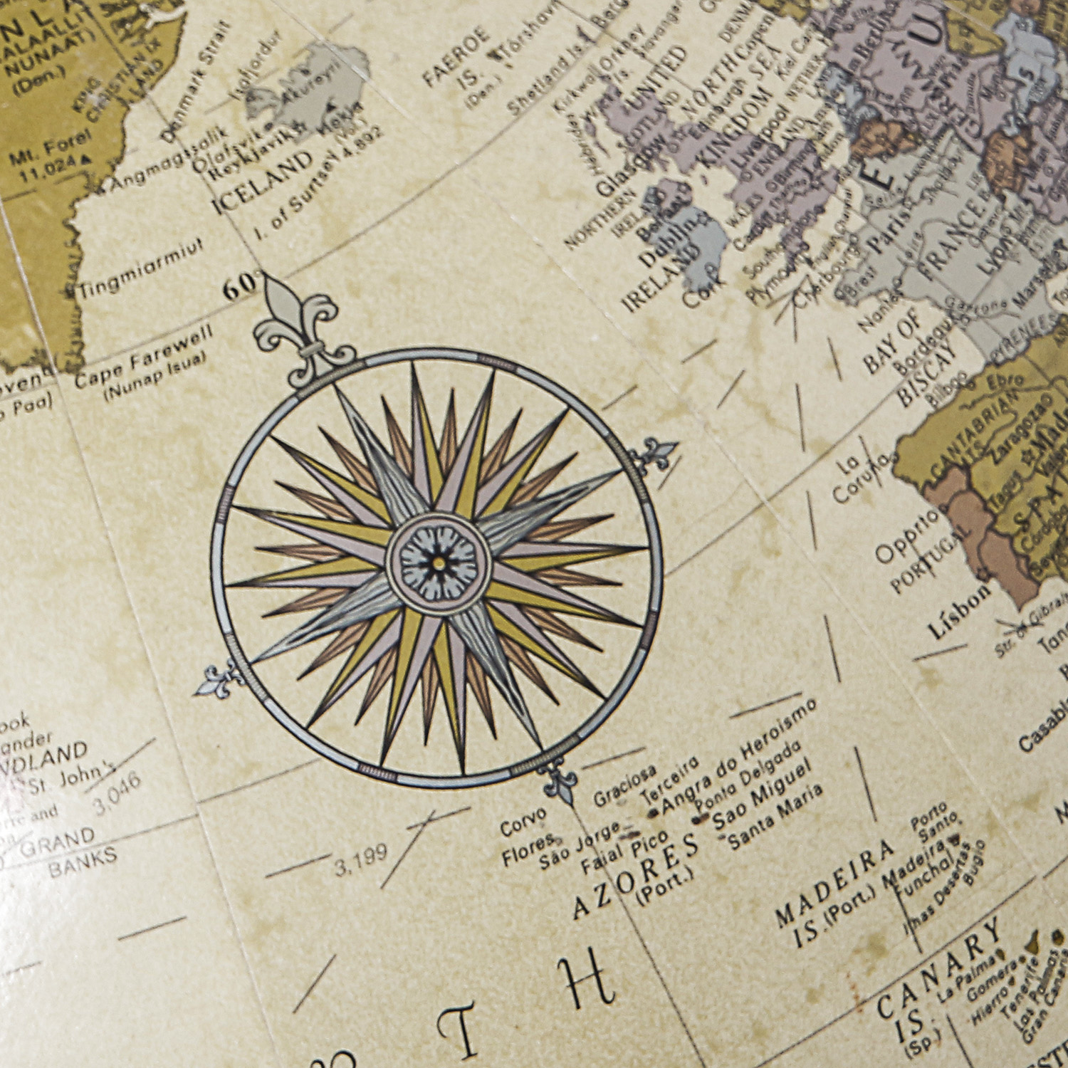 Vintage Replogle World Globe