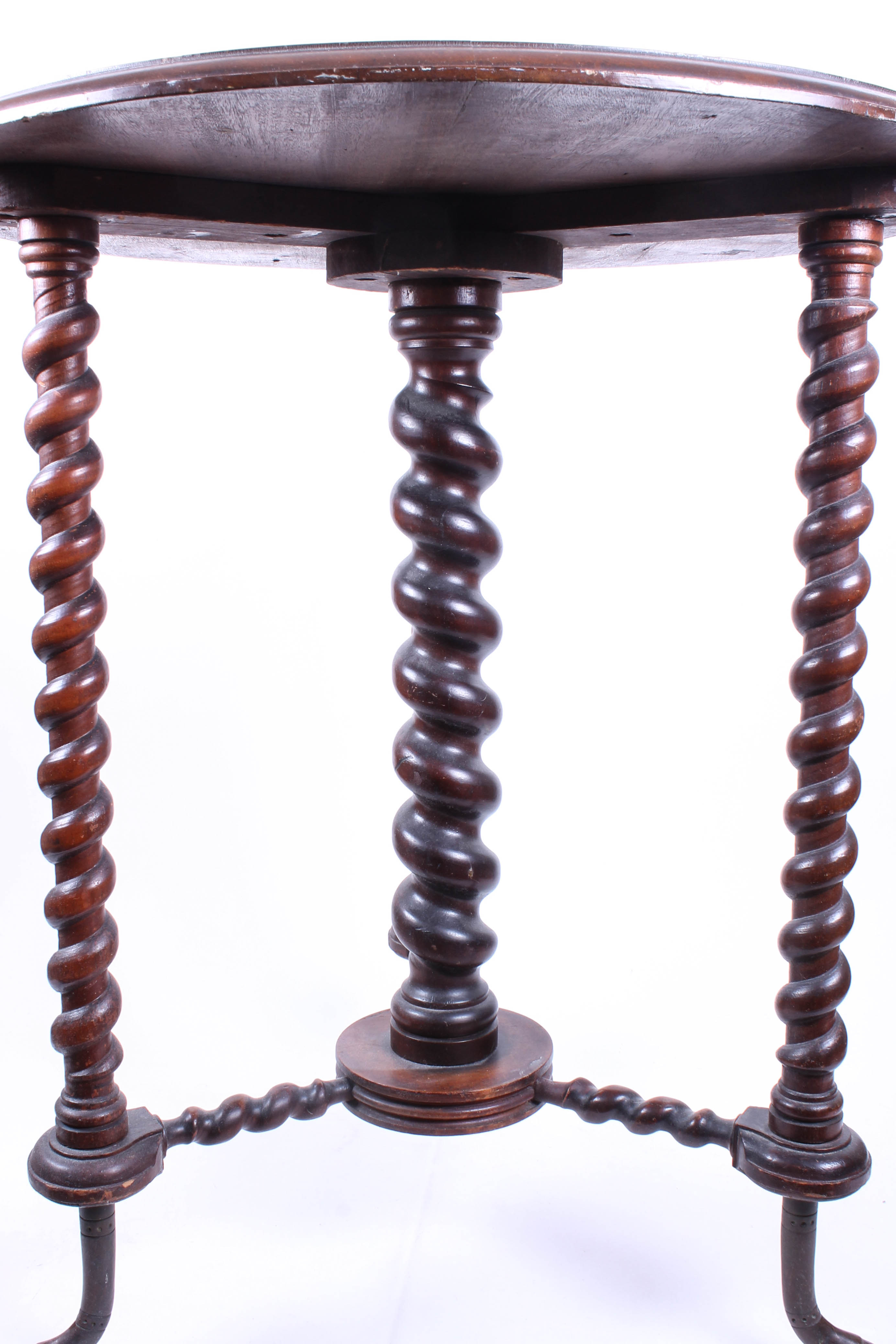 Vintage Spiral Leg Side Table