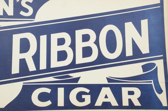 Large Golden's Blue Ribbon Cigar Advertisement