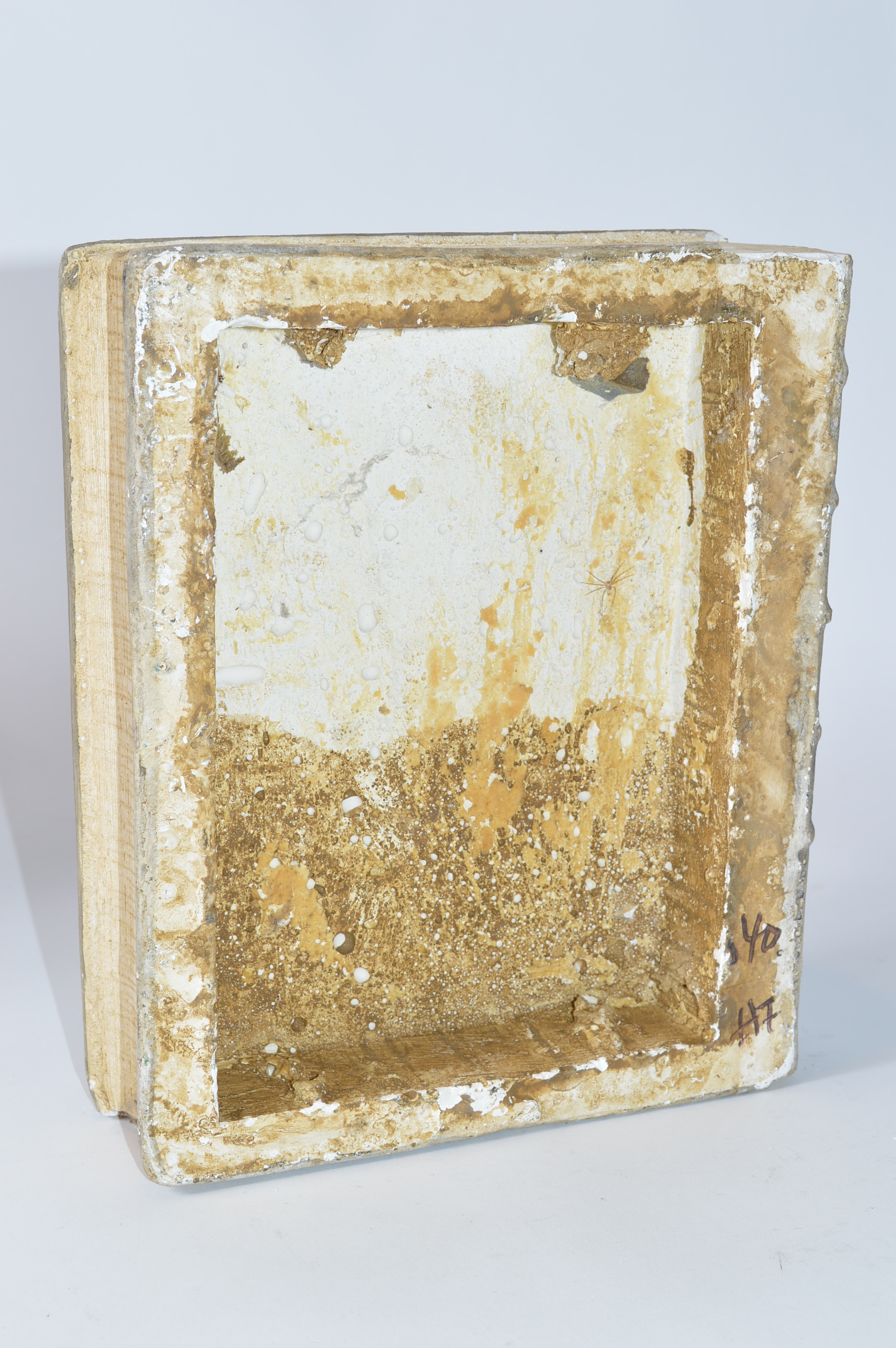 Decorative Cast Plaster Book Pair