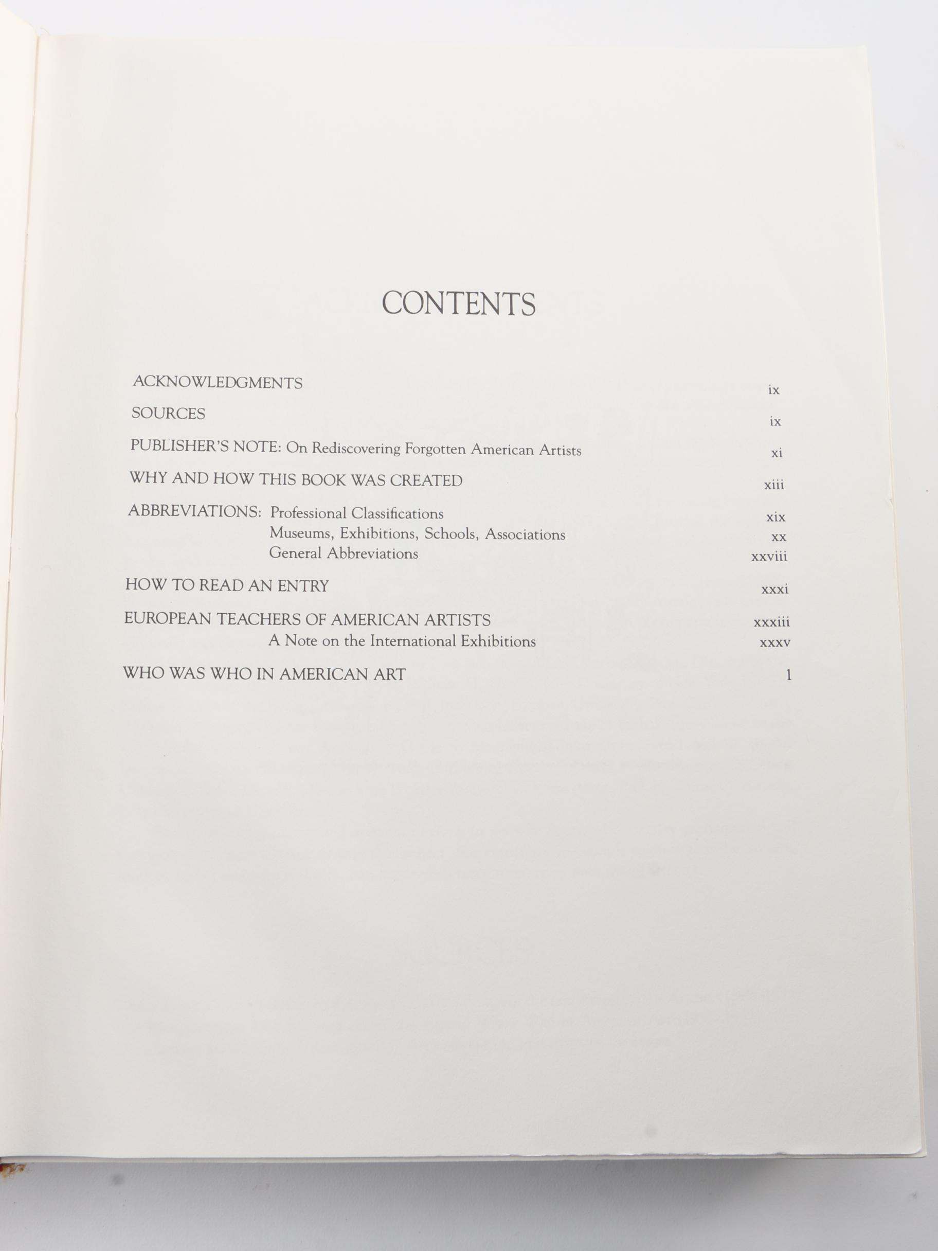 Collection of Indexes, Dictionaries and Other Art-Related Reference Works