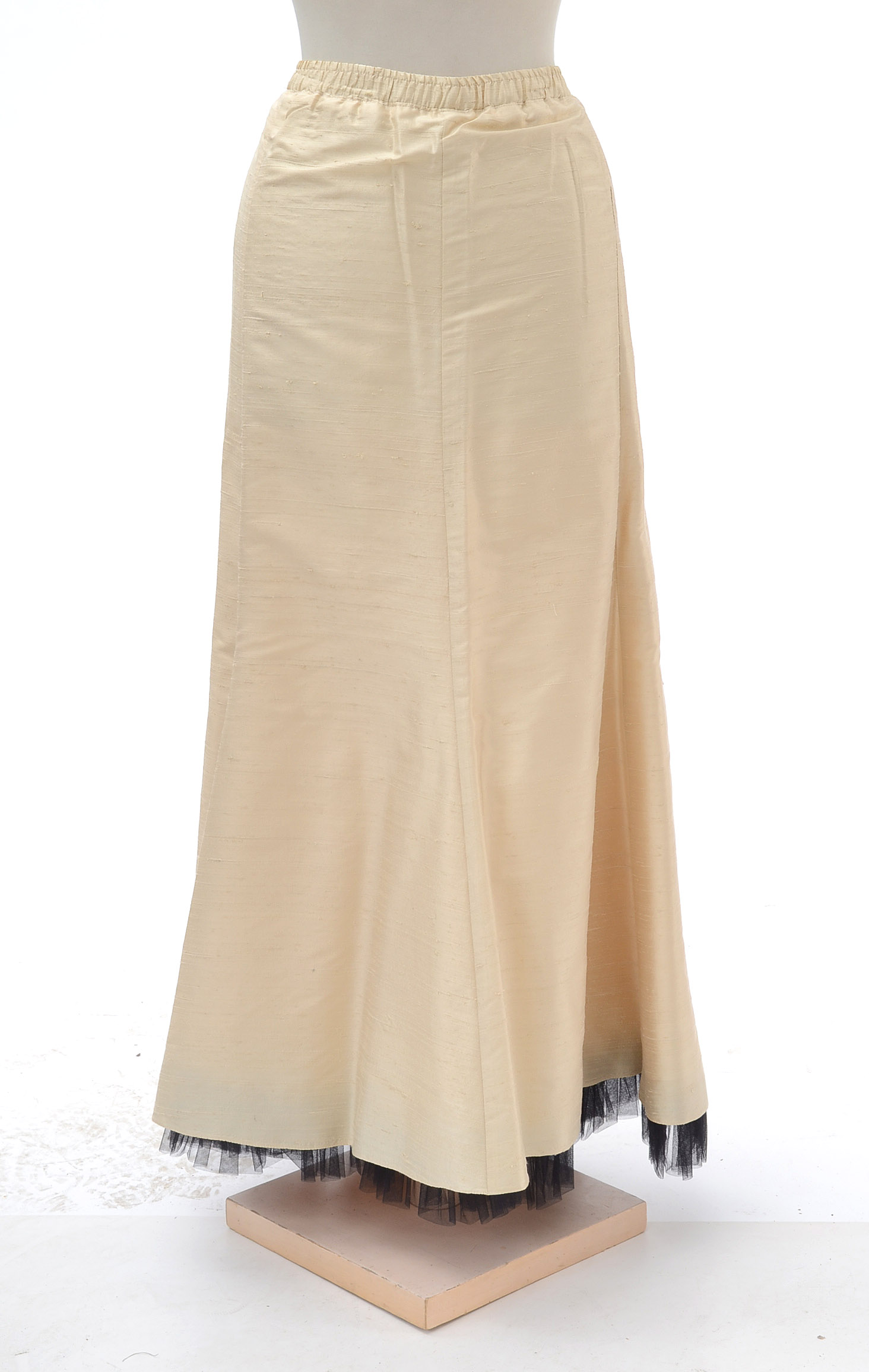 Ivory Silk Dupioni Three-Piece Ensemble
