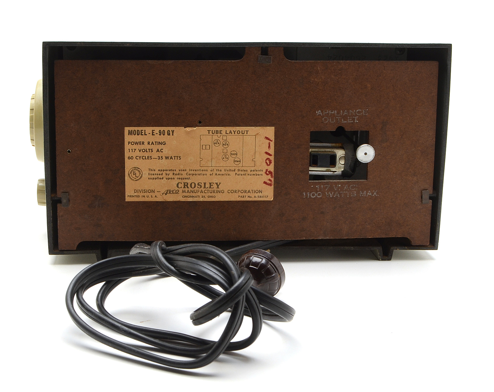 Vintage Crosley, Zenith and GE Tube Radios