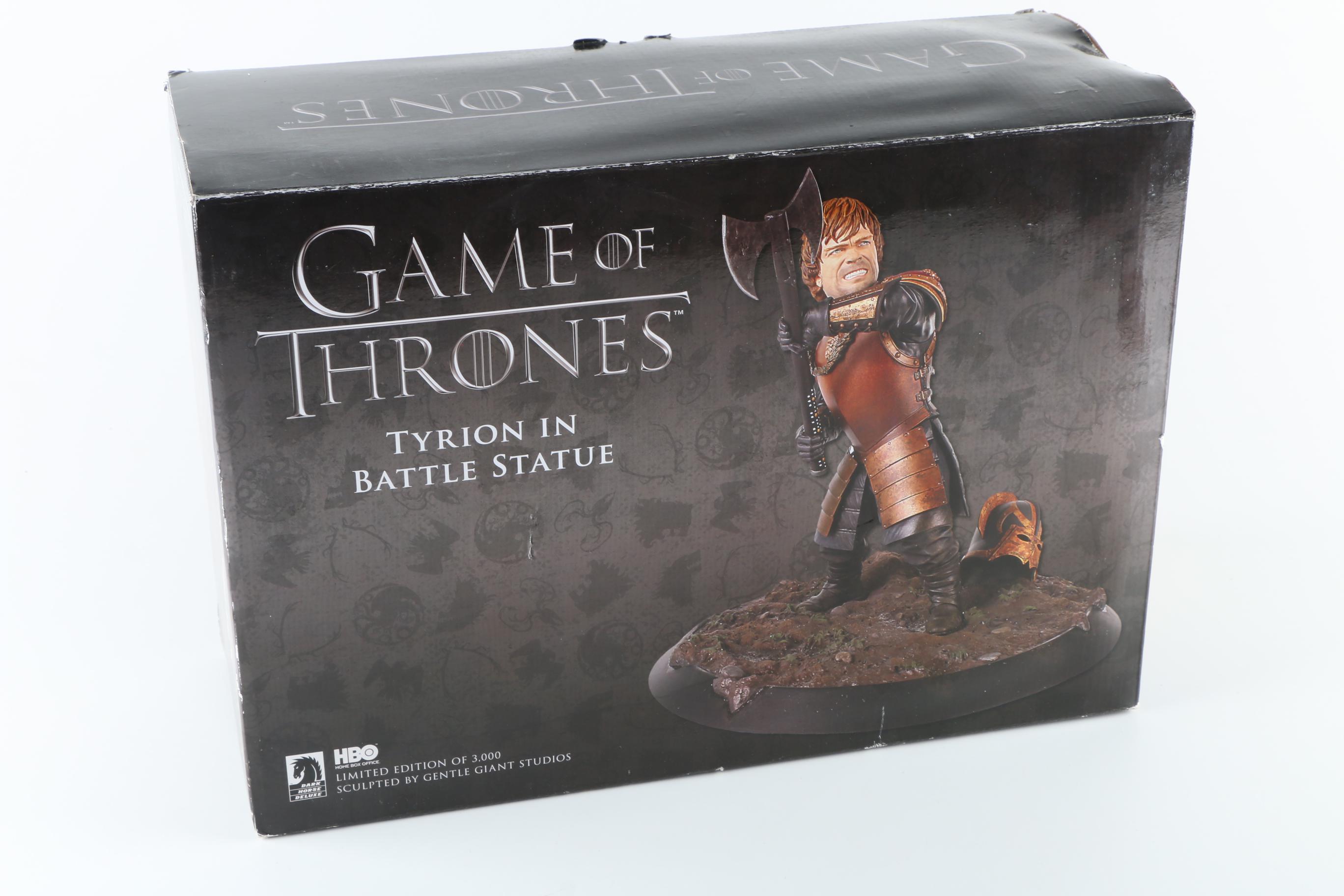 "Game of Thrones" Limited Edition "Tyrion in Battle Statue"