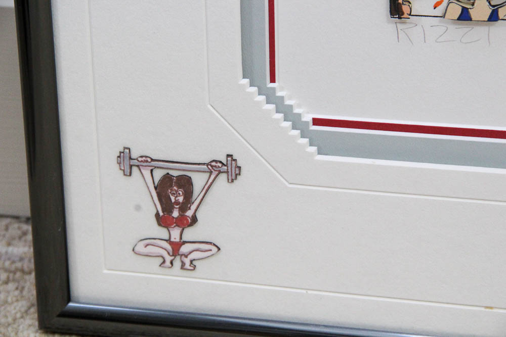 James Rizzi Three-Dimensional Lithograph "Women Who Work Out"