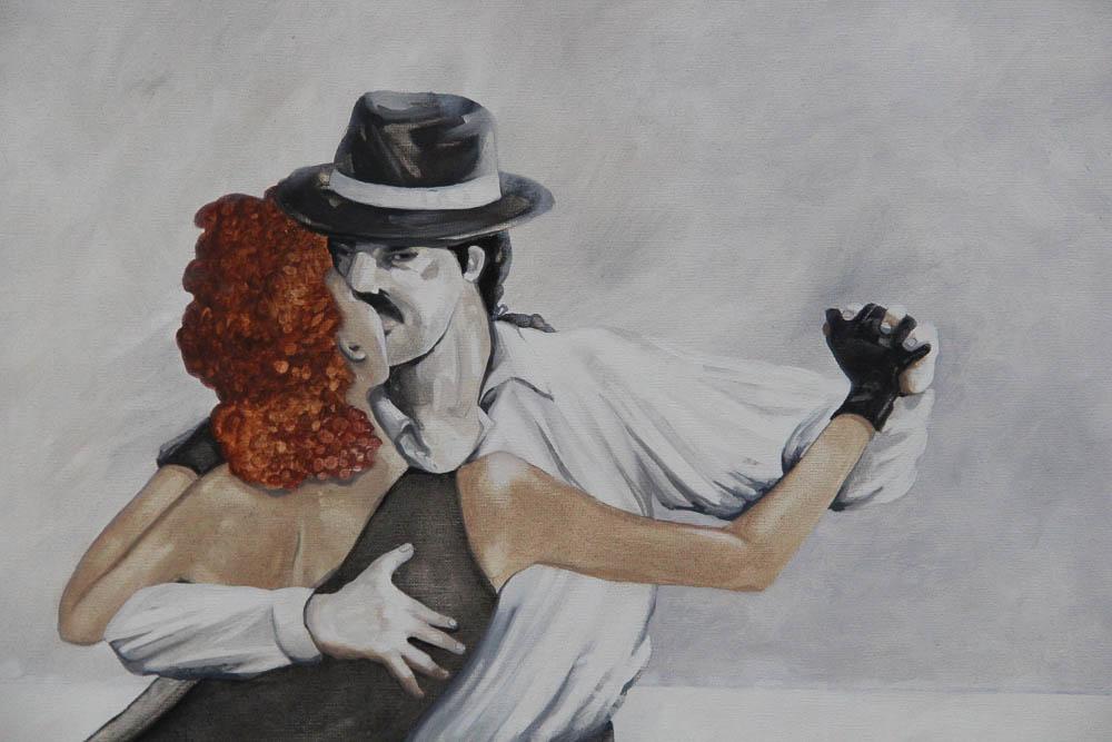 Patricia Ann Williams Oil on Canvas "Tango"