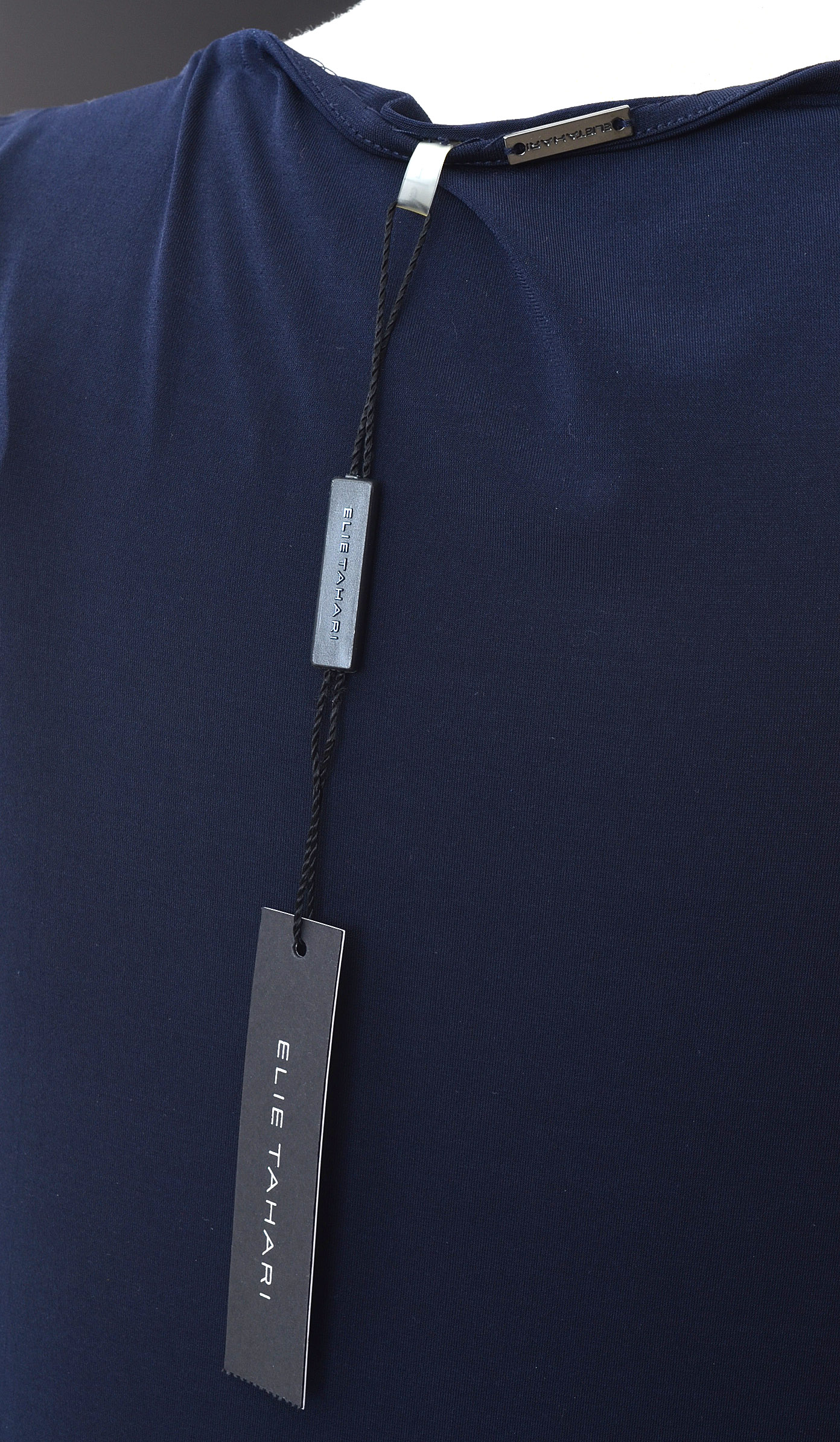 Elie Tahari Dress with Sequin Lace Trimmed Hem