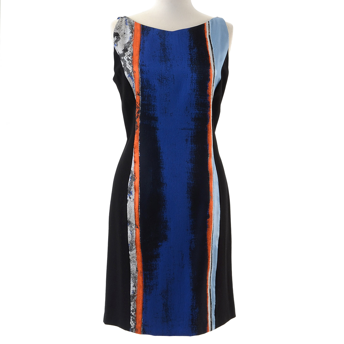 Elie Tahari Jacquard Patterned Dress