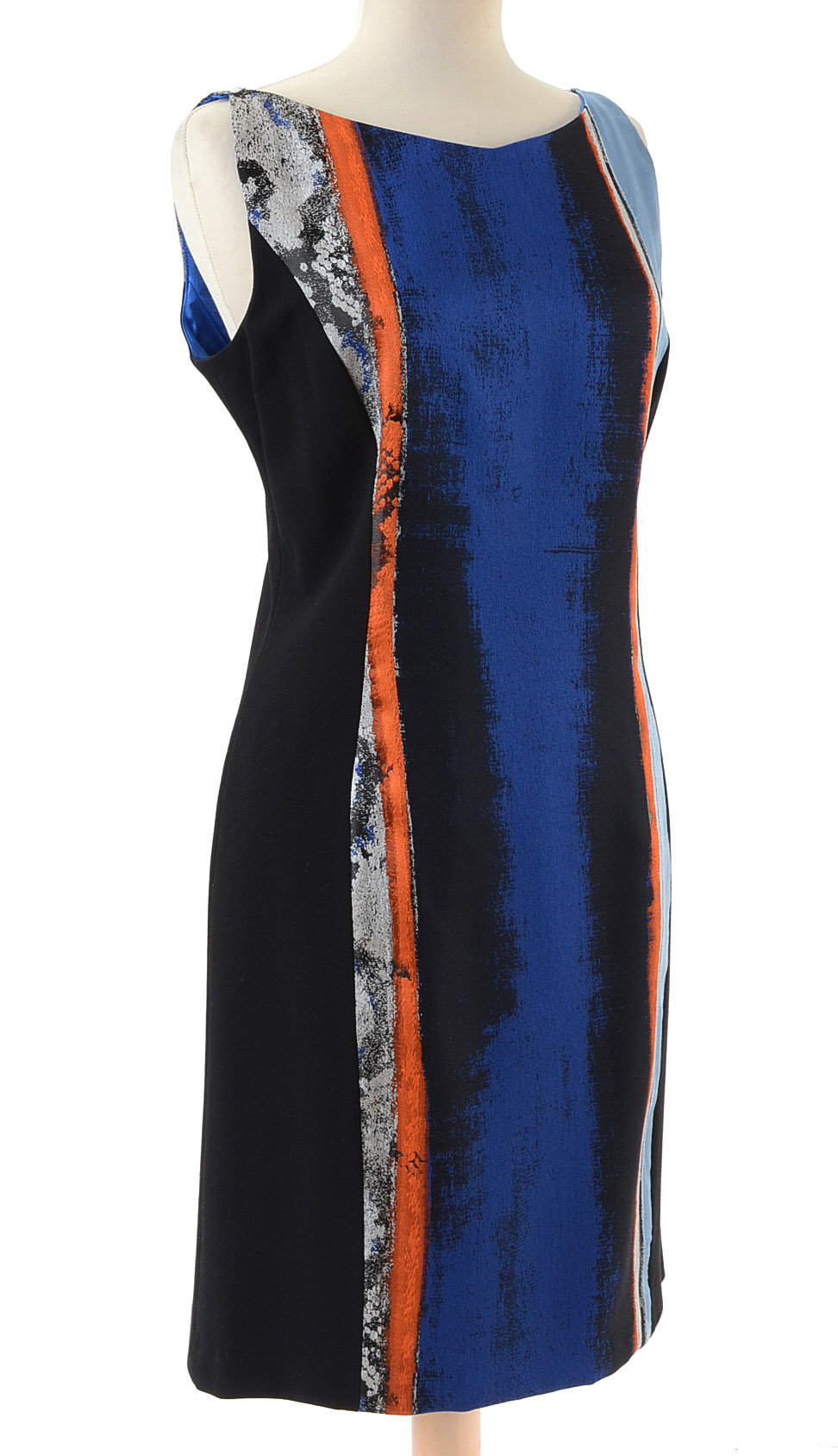 Elie Tahari Jacquard Patterned Dress