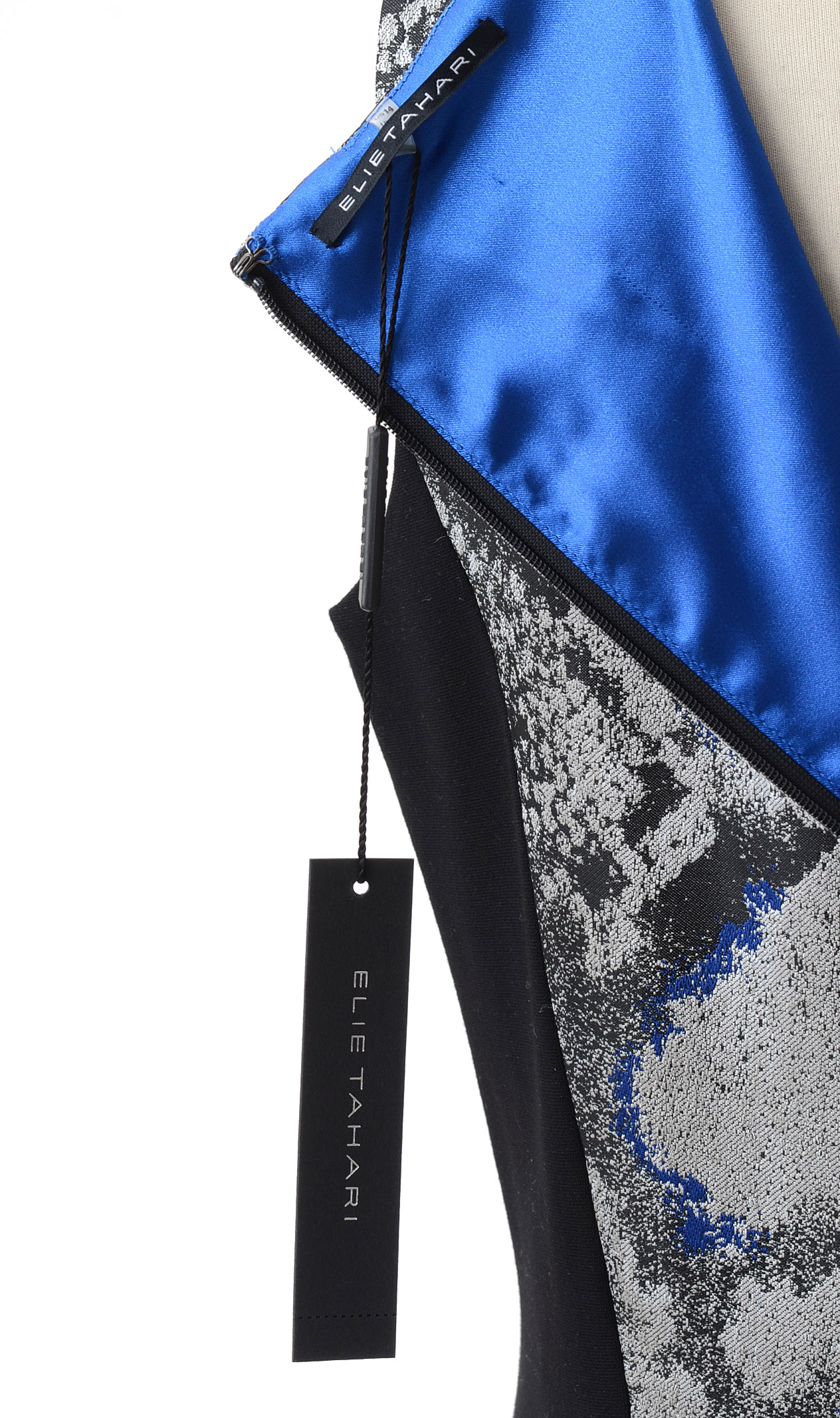 Elie Tahari Jacquard Patterned Dress