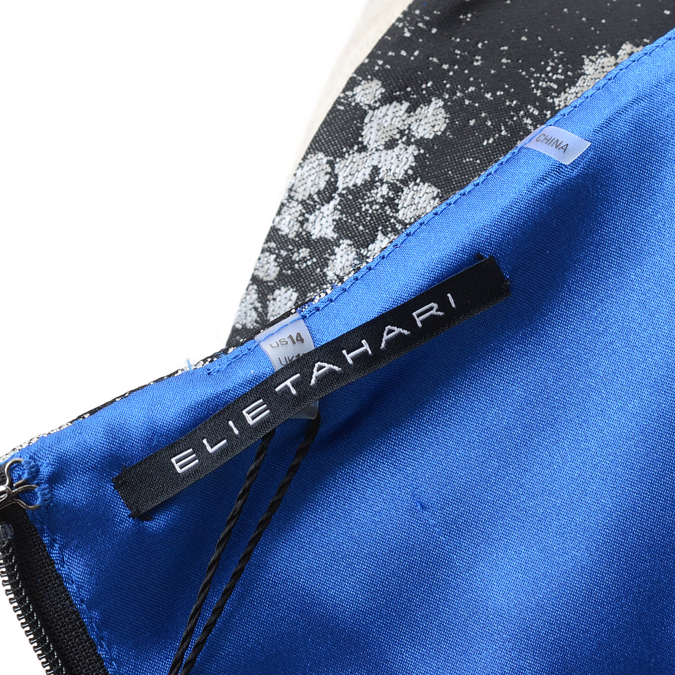 Elie Tahari Jacquard Patterned Dress