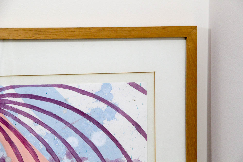 Edward Youkilis Original Acrylic on Paper Abstract