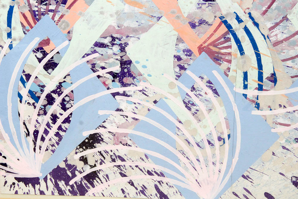 Edward Youkilis Original Acrylic on Paper Abstract