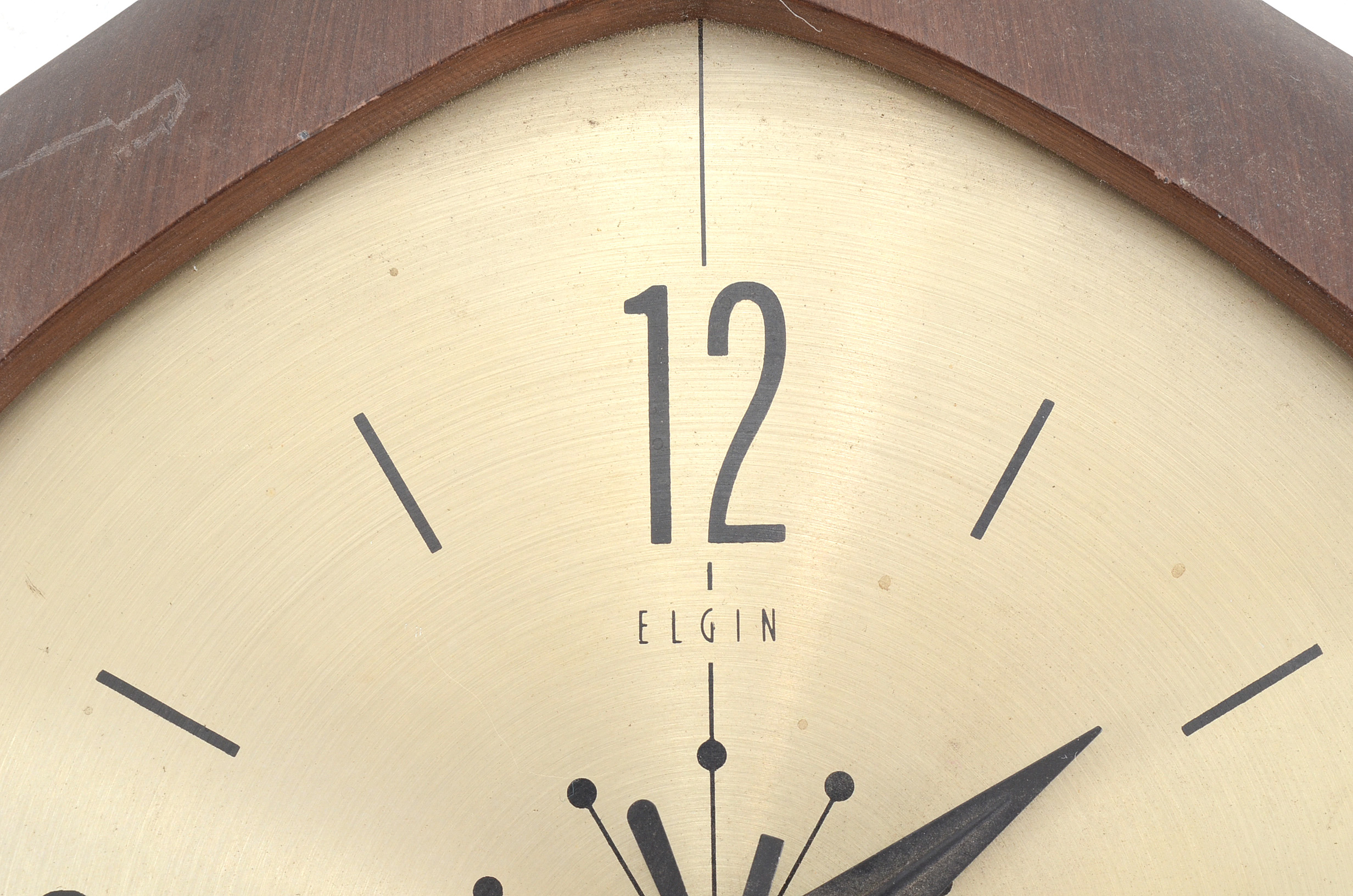 Elgin Mid Century Modern Wall Clock