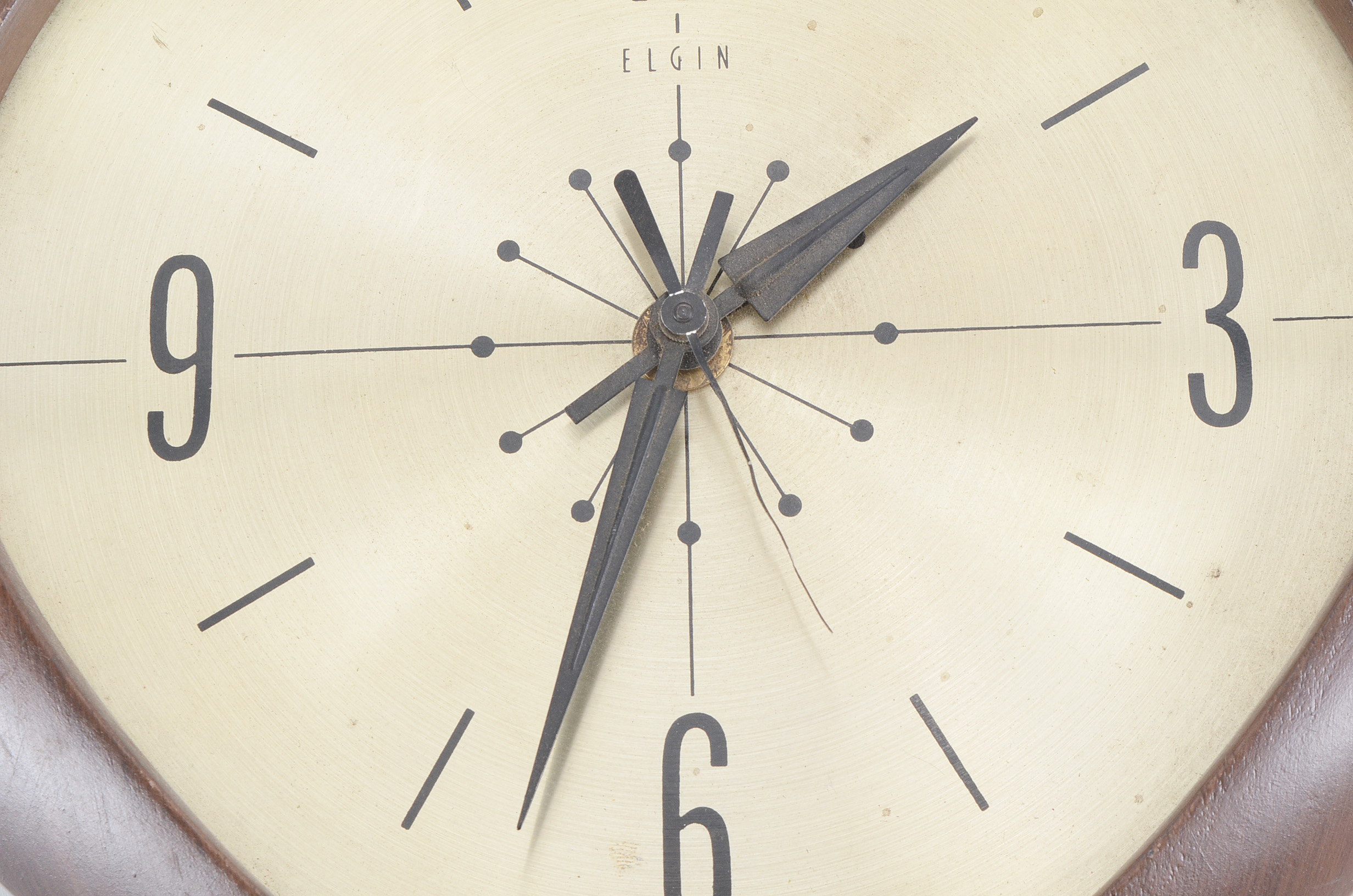 Elgin Mid Century Modern Wall Clock