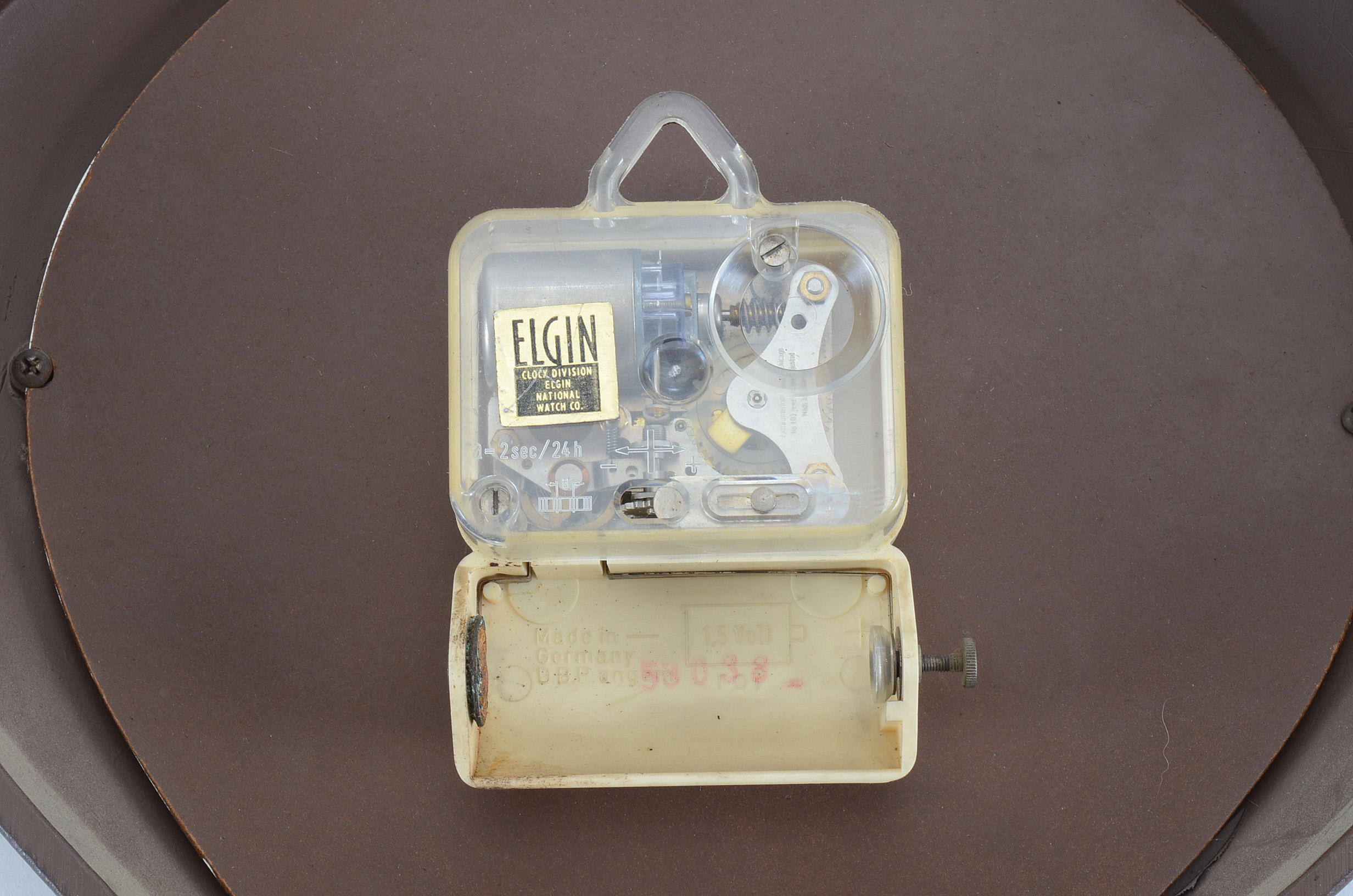 Elgin Mid Century Modern Wall Clock