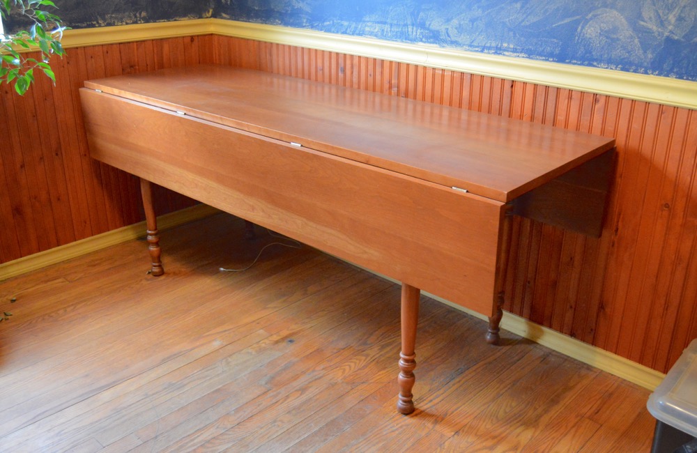 Leopold Stickley Cherry Drop Leaf  Dining Table