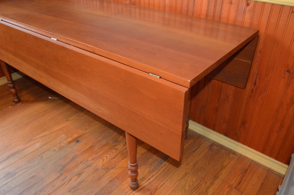 Leopold Stickley Cherry Drop Leaf  Dining Table
