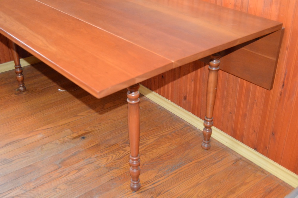 Leopold Stickley Cherry Drop Leaf  Dining Table