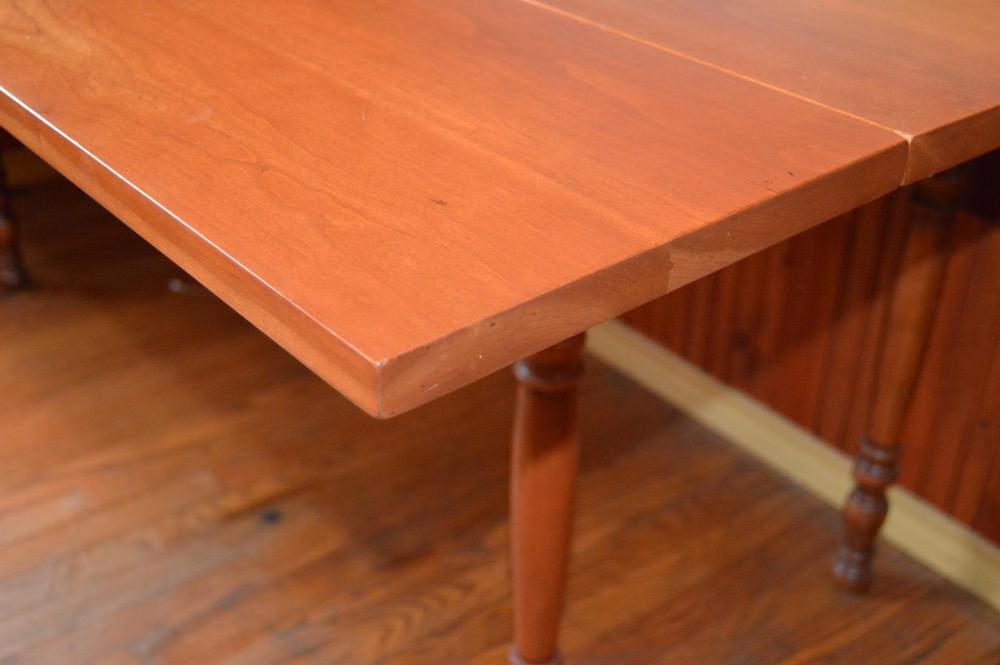 Leopold Stickley Cherry Drop Leaf  Dining Table