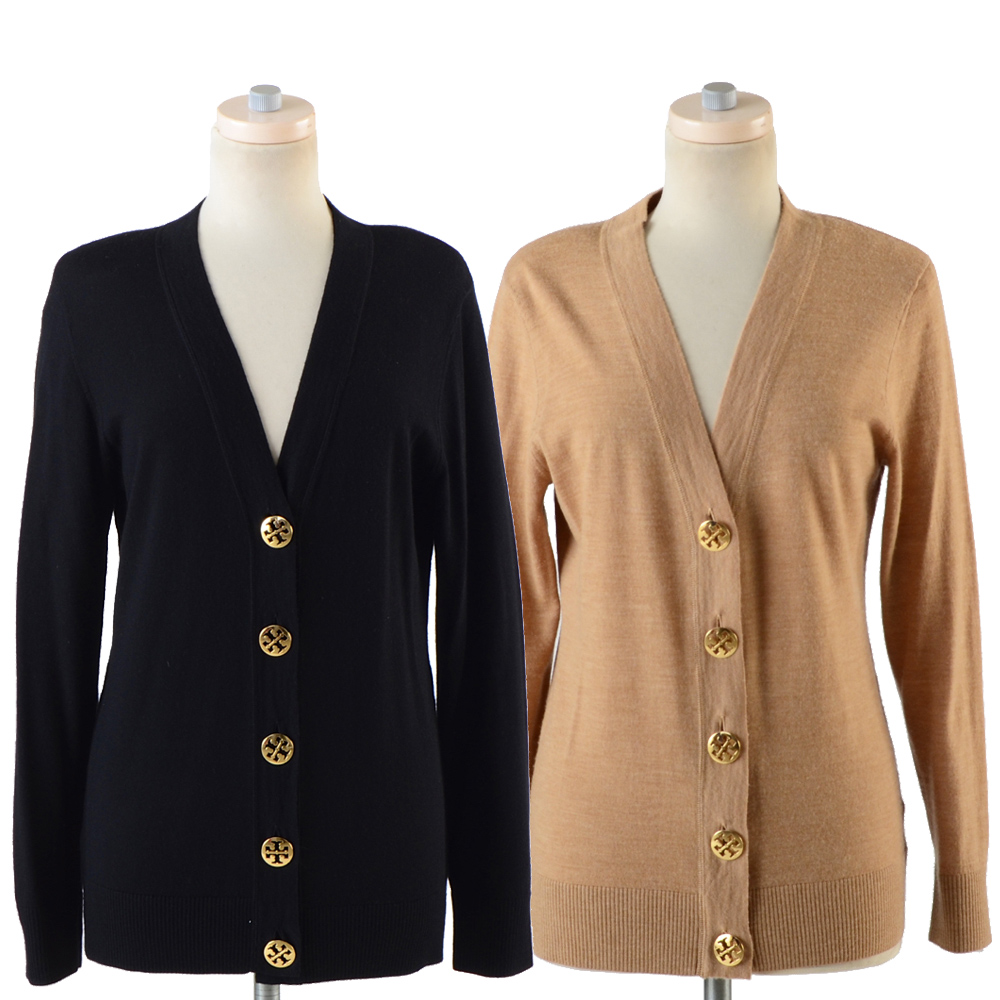 Tory Burch Merino Cardigans
