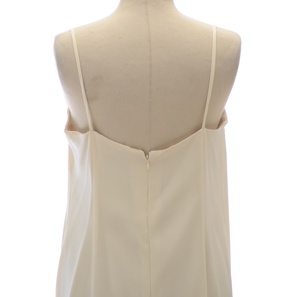 Cream Embellished Evening Gown with Jacket