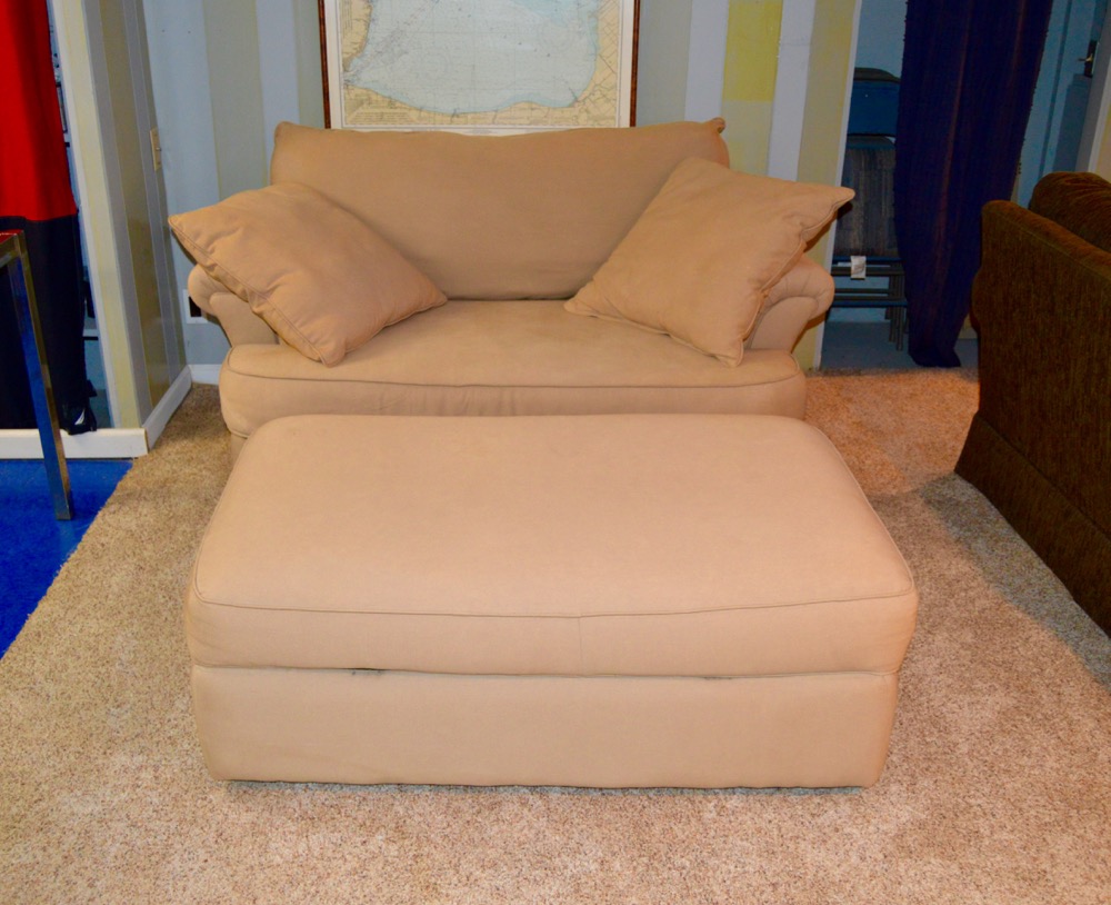 Sealy Sleeper Loveseat with Ottoman