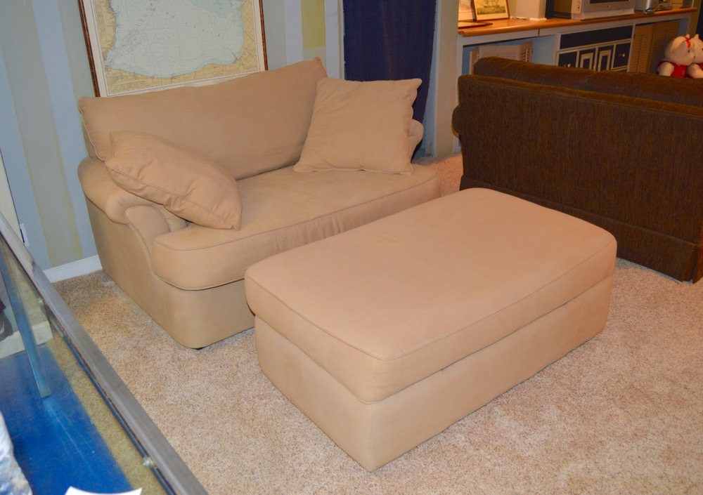 Sealy Sleeper Loveseat with Ottoman
