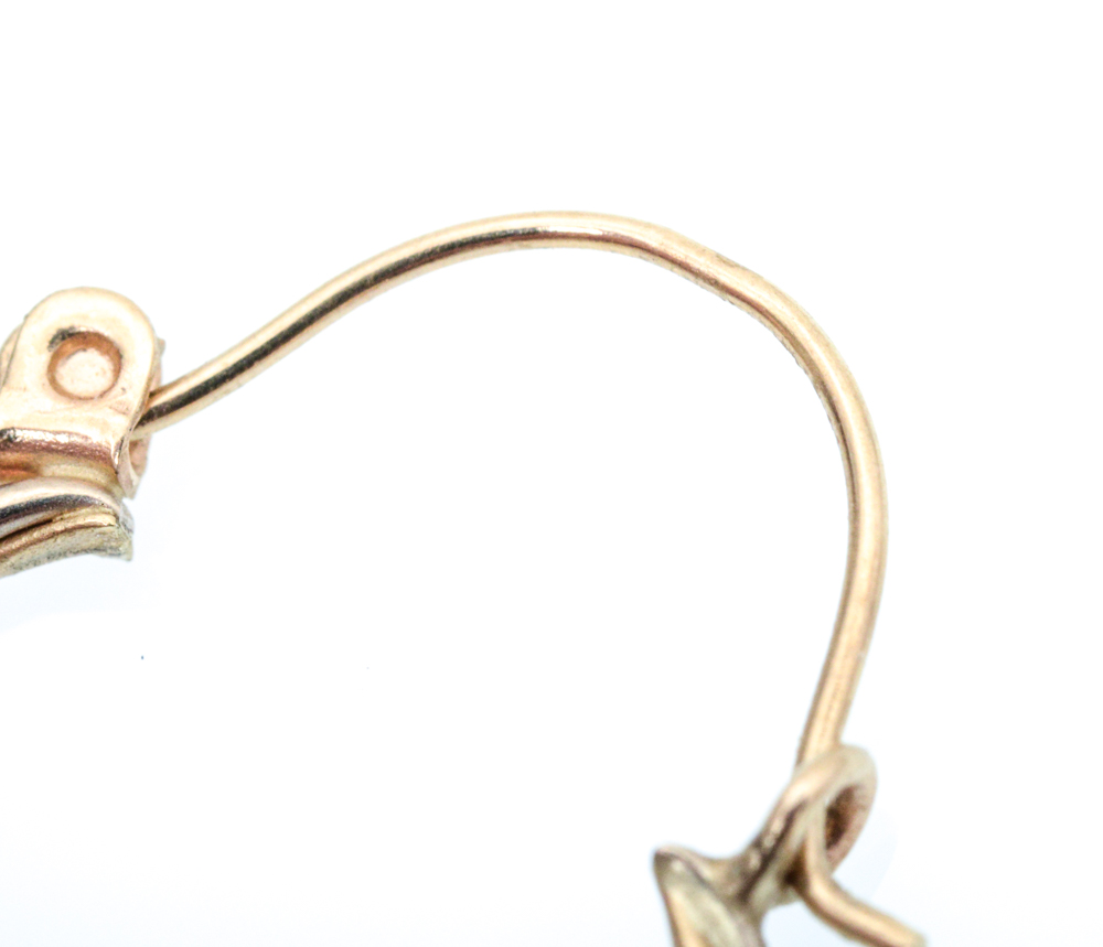 14K Yellow Gold Hoop Earrings