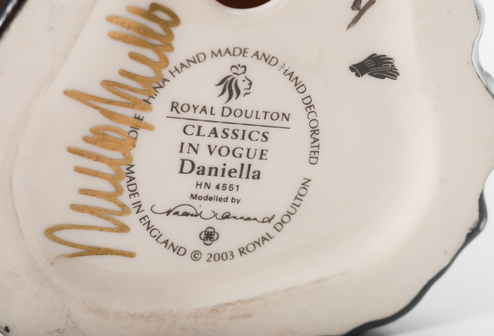 Signed Royal Doulton "Daniella" Figurine