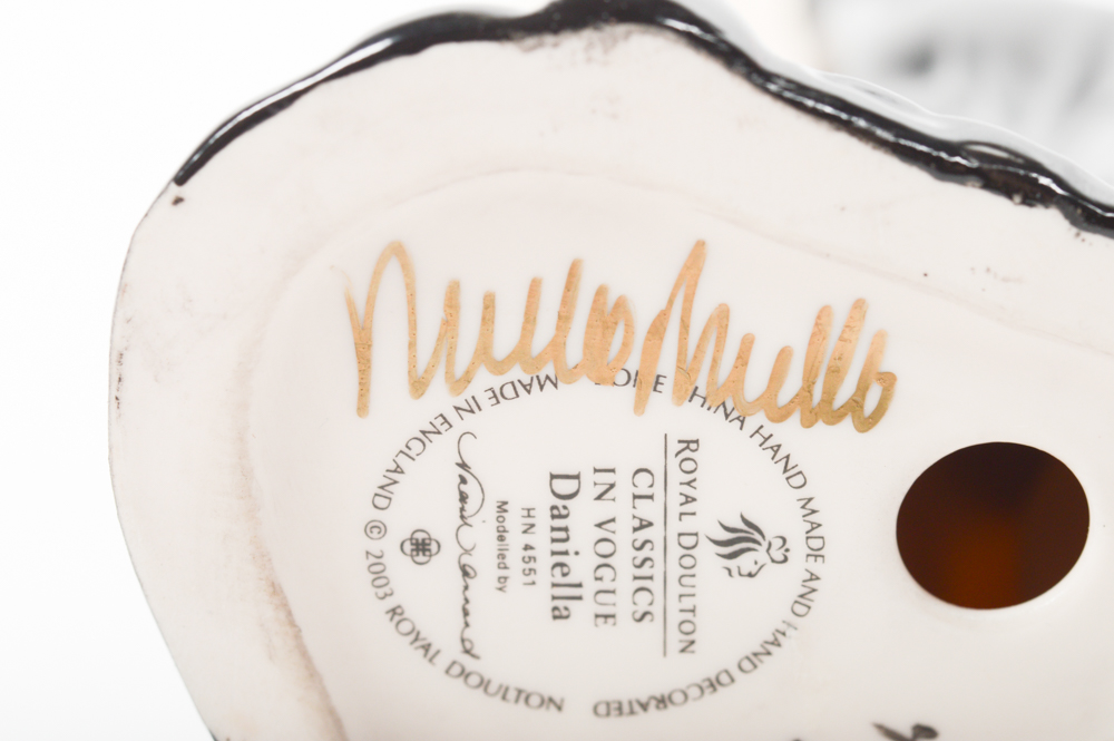 Signed Royal Doulton "Daniella" Figurine