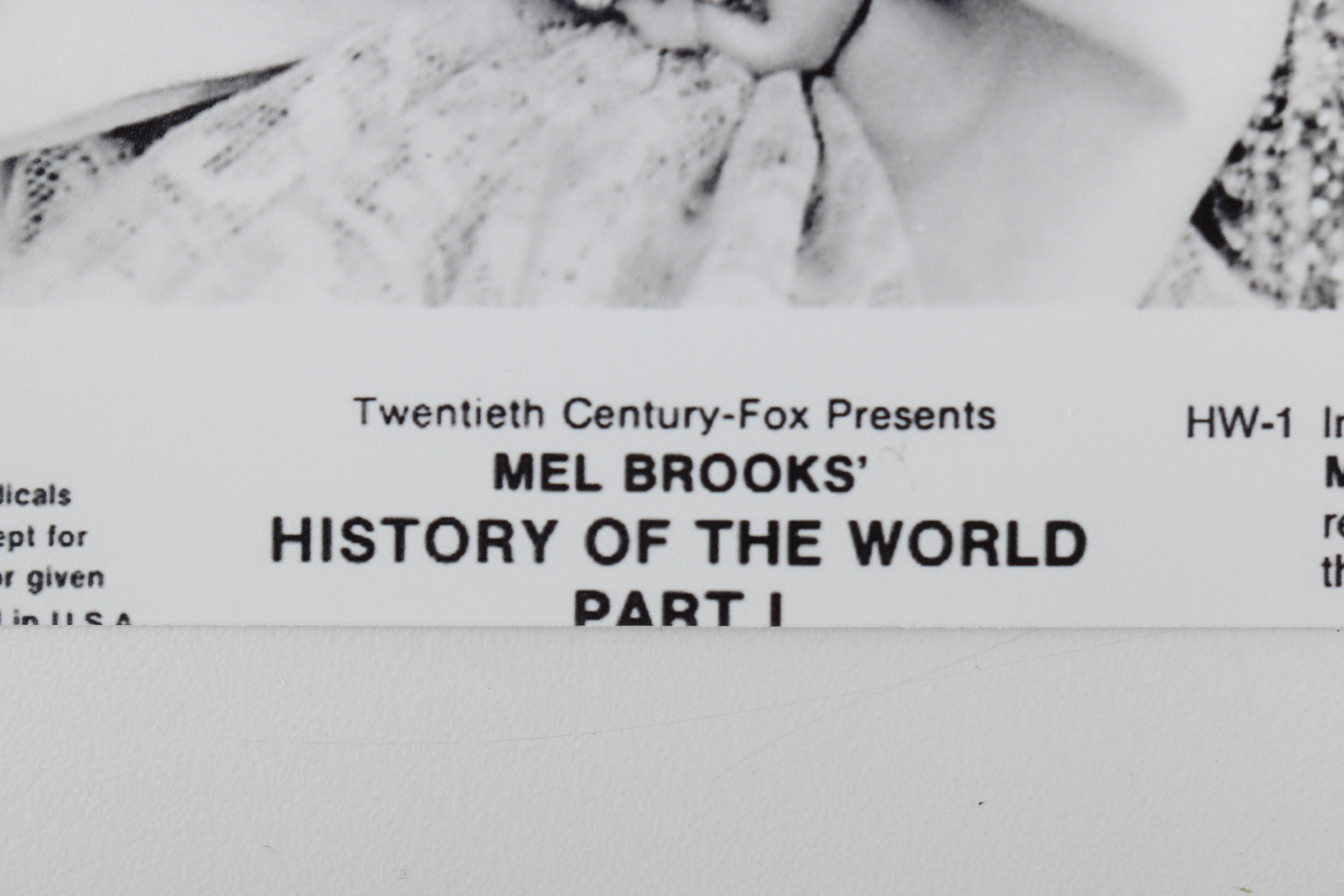 Mel Brooks Autographed Photo as King Louis XVI