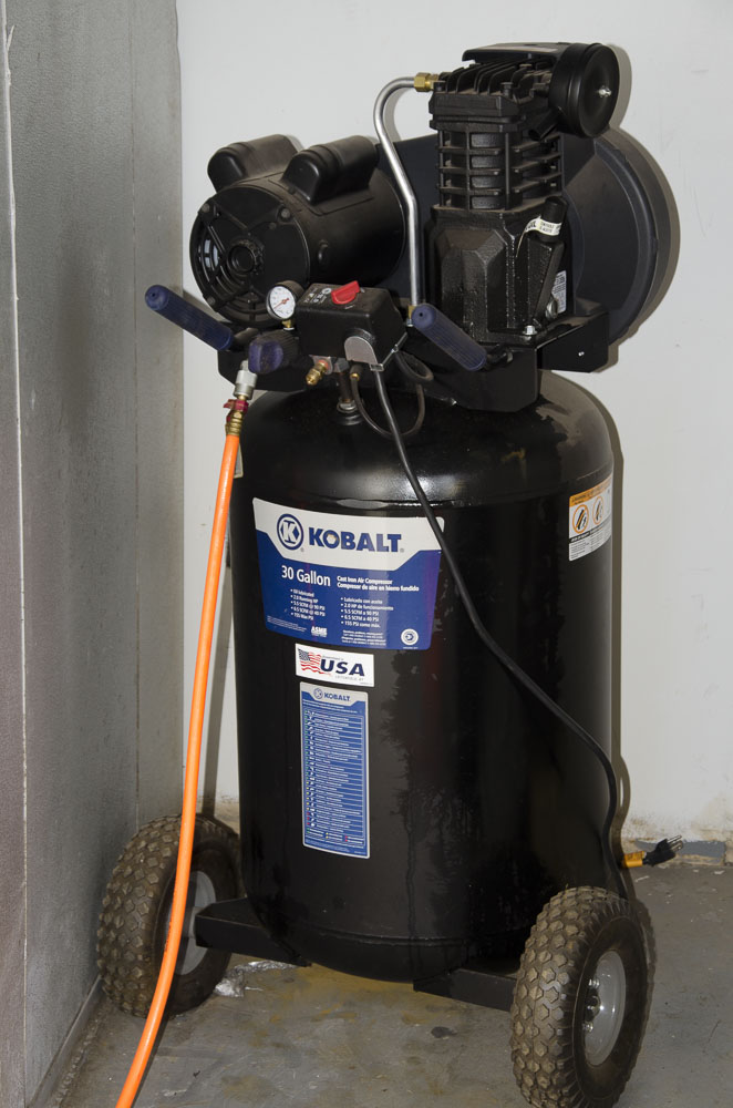 Kobalt 30 Gallon Cast Iron Air Compressor